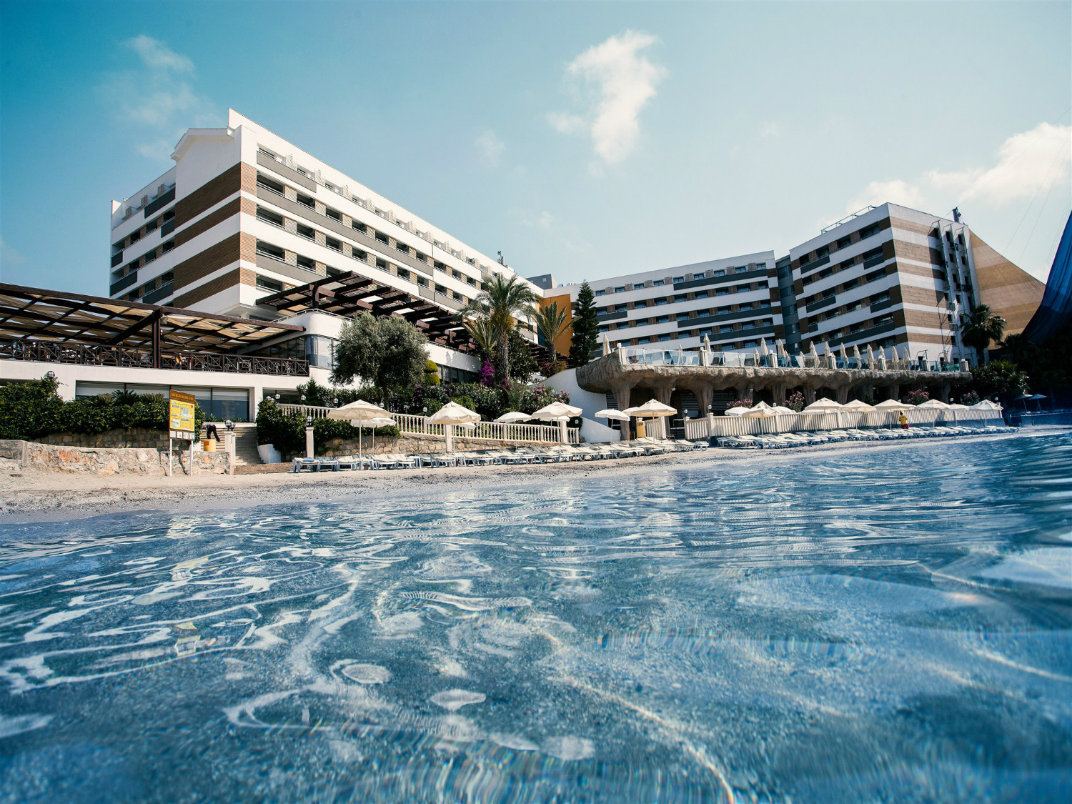 Adin Beach Hotel Denizden Manzara