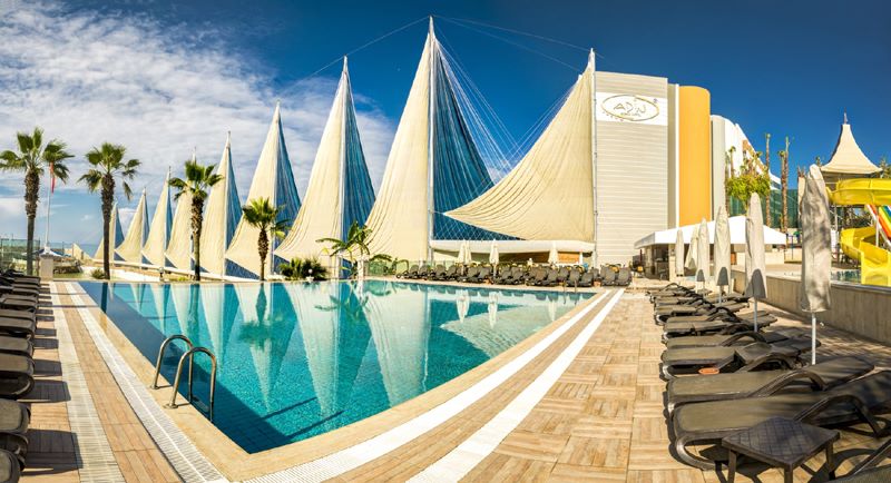 Adin Beach Hotel Havuz Manzarası
