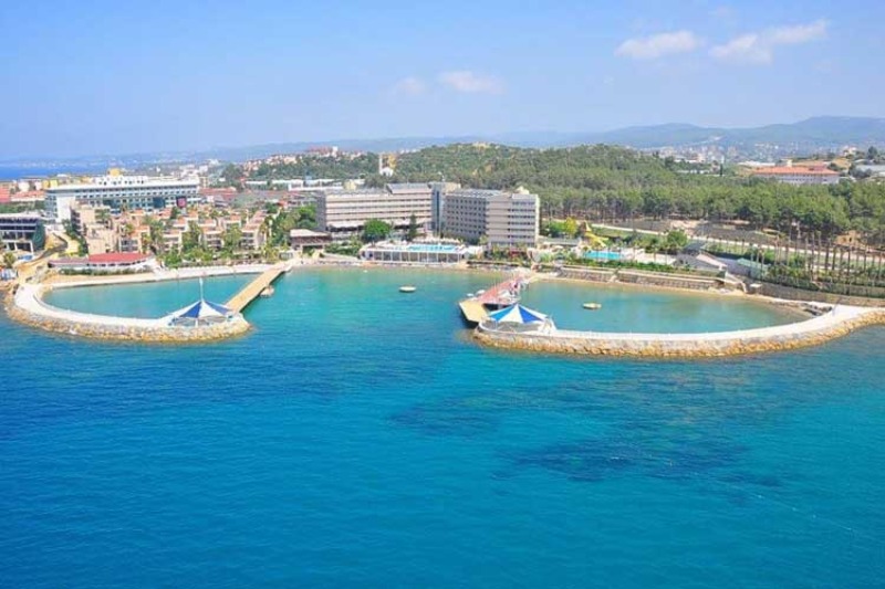 Adin Beach Hotel Kuşbakışı Manzarası